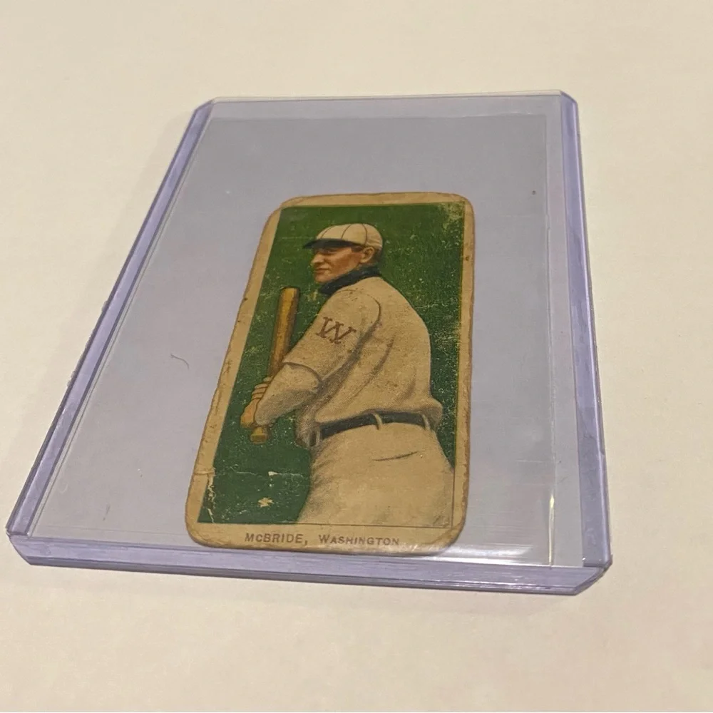 George McBride 1909 Piedmont 350 Tobacco Card Vintage Collectible